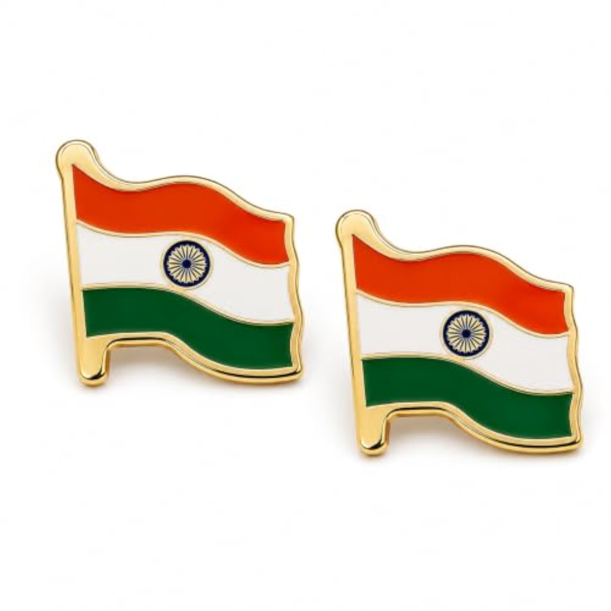 Indian Tricolor Magnetic Flag Badge, Independence Day Accessory